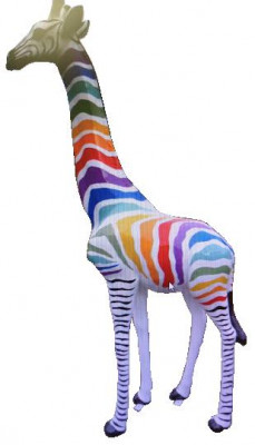 Ontwerper Figuren Moderne Decoraties Tuin Giraffe Standbeeld Sculptuur Sculpturen