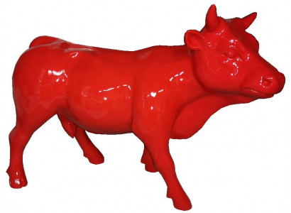 Koe figuur abstracte figuren standbeelden moderne ontwerper Loft Koe rood Sculpturen Nieuw