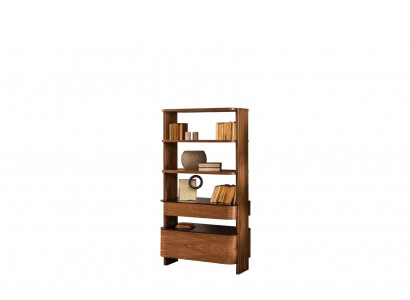 Boekenkast Staande planken Kantoorplank Bruin hout Kantoorboekenplanken Ontwerp