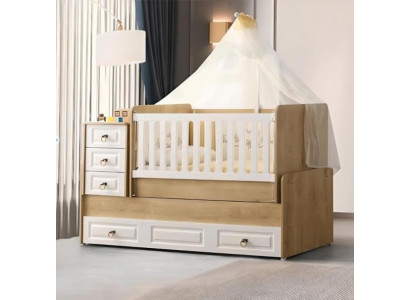 Stijlvol kinderbed van licht hout luxueus bedframe Perfect nieuw
