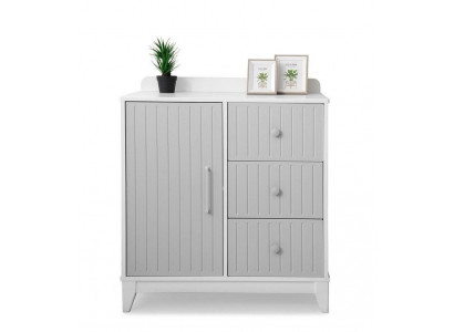 Moderne kinderkamer commode in grijs met veel opbergruimte Luxe nieuwigheid verwijderen