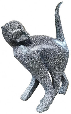 Ontwerp figuur aap decoratie standbeeld sculptuur abstract ontwerper loft zilver sculpturen.