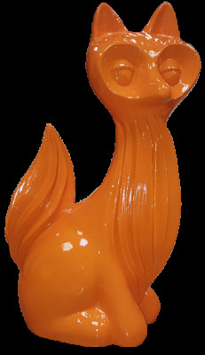 Figuren Abstract Standbeelden ontwerper Loft kleurrijke sculpturen Vos Abstracte figuur