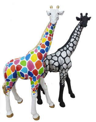 Designerfiguren Moderne decoraties Tuin Giraffe Standbeeld Sculptuur Beeldhouwwerken