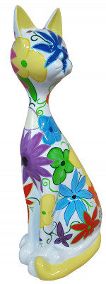 Decoratieve beeldhouwwerken handgemaakt Moderne beschilderde ontwerpersfiguren Abstracte beeldhouwwerken