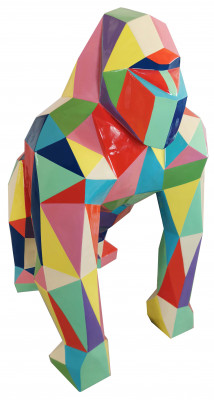 Gorilla Ontwerp Figuur Standbeeld Moderne Figuren Standbeelden Decoratie Deco Tuin Nieuw