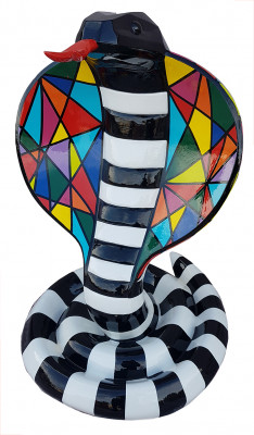 Ontwerper Abstract Modern Figuur Slang Cobra Decor Tuin Sculpturen Slang