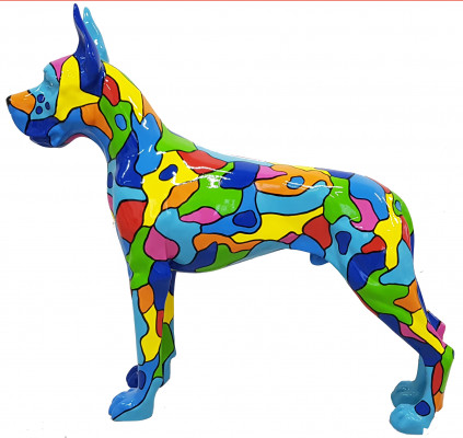 Ontwerper figuur standbeeld Moderne figuren decoratie hond tuin sculptuur beeldhouwwerken