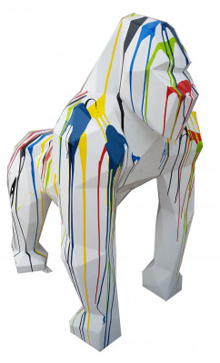 Designer Figur Standbeeld Moderne Figuren Beelden Decoratie Deco Gorilla Tuin Nieuw