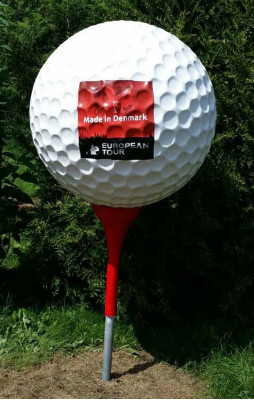 Ontwerpf figuren Moderne decoraties Tuindecoratie Figuren Golfbal Sculptuur