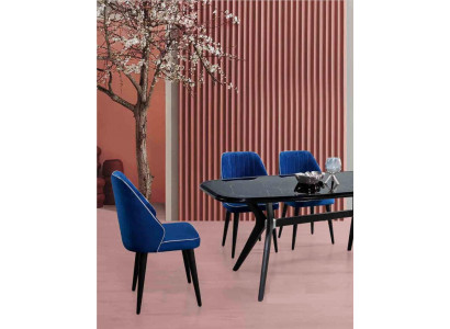 Modern eetkamerset meubelset zithoek eetgroep eettafel gestoffeerd 5-delig.