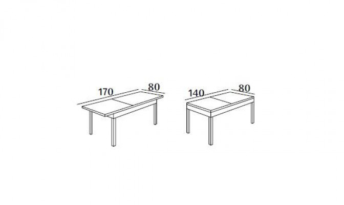 Eetkamer eetgroep meubelset garnituur zit eettafel bekleding 5-delig.