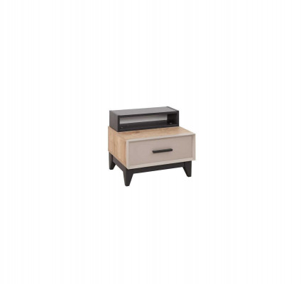 Garnituur kinderkamer bed kast bruin hout set jeugdbed 5-delig meubilair