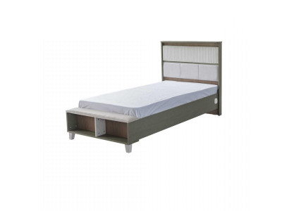 Bedframe kinderbed bed kinderkamer bedframes grijs houten bedden
