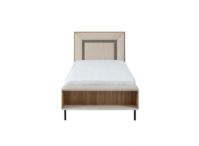 Bedframe kinderbed 120 cm bed kinderkamer bedframes bruin hout