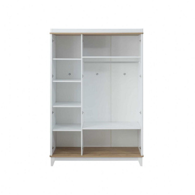 Kinderbox Kinderbedset Bedje Wit Hout Set 3-delig