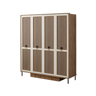 Houten kast Kledingkast Kinderschrank Kast Hout Bruin Design
