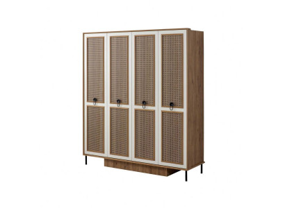 Houten kast Kledingkast Kinderschrank Kast Hout Bruin Design