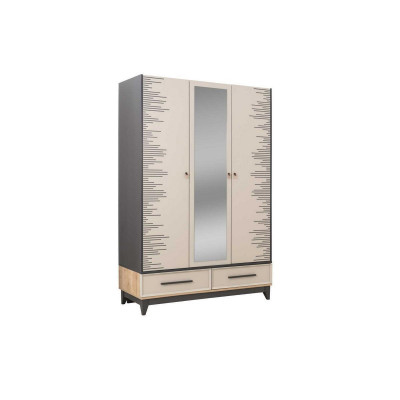 Moderne kledingkast Kinderkast Houten kast Kast Hout Beige