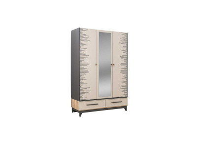 Moderne kledingkast Kinderkast Houten kast Kast Hout Beige