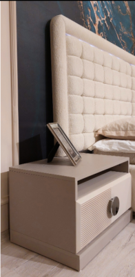 Luxe slaapkamerset 6-delig complete kamer meubels bed nachtkastje kast bank