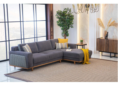Luxe hoekbank L-vorm voor moderne woonkamers in nieuw en hoogwaardig design.
