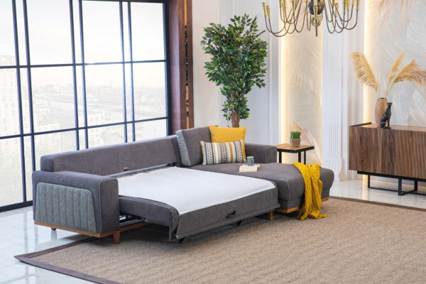 Luxe hoekbank L-vorm voor moderne woonkamers in nieuw en hoogwaardig design.