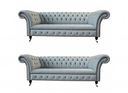 Designer Woonkamerset 2x 3-zitsbanken Luxe Woonkamerset Meubels