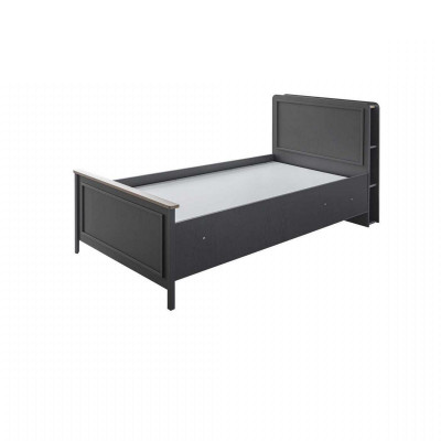 Garnituur kinderkamer bed kinderbed kindermeubelen grijs hout set 4-delig