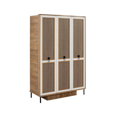 Kinderslaapkamer meubelset Kinderbed Kinderbed Bruin Houtenset 4-delig