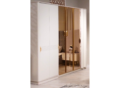 Slaapkamer kledingkast Luxe inrichting Nieuwe kast Modern meubels