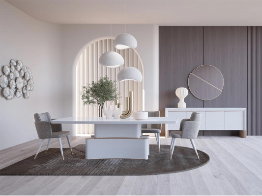 Luxe eetkamer set Eettafel Ontwerp Dressoir Moderne Meubels Eetgroep