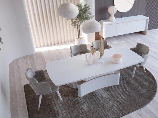 Luxe eetkamer set Eettafel Ontwerp Dressoir Moderne Meubels Eetgroep