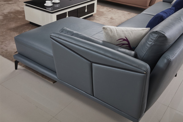 Ontwerp hoekbank woonlandschap bank bank L-vorm gestoffeerde banken leren banken