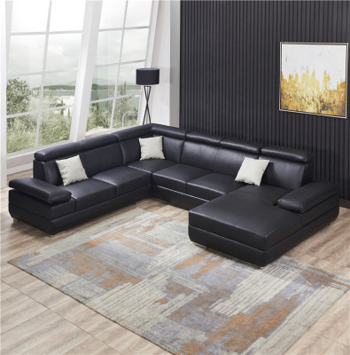 Moderne bank hoekbank U-vorm Bekleed hoekbank Designer zitmeubels Bankstellen