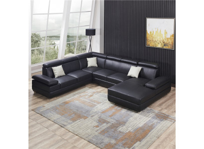 Moderne bank hoekbank U-vorm Bekleed hoekbank Designer zitmeubels Bankstellen