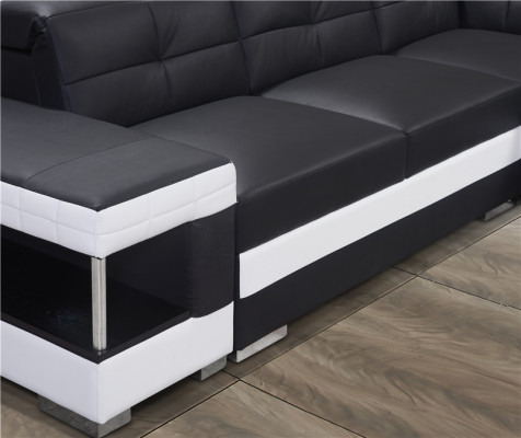 Bank Bank Woonkamer U-vorm Hoekbank Bankstel Bekleding Groot xxl Banken