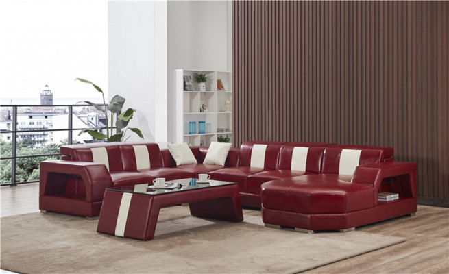 Sofa Zit Hoek set Bekleding Hoek Bank Design Bank Luxe Banken Leer Nieuw