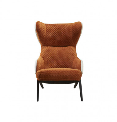 Fauteuil Design Bank Bank Zitter Luxe Beige Nieuw Relax Leder Lounge Club Bekleding