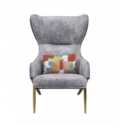 Fauteuil Relax Leder Lounge Club Bekleding Design Bank Bank Zitter Luxe Beige Nieuw