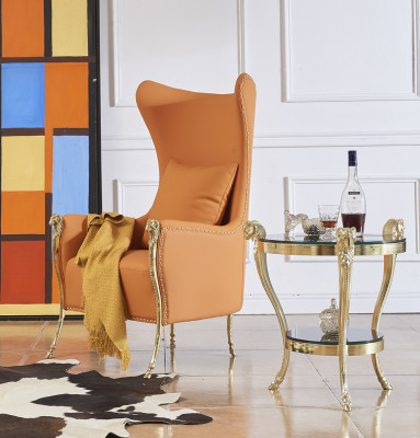 Stoel bekleding Cocktails Relax Bar Lounge Club Stoelen meubels Design Fauteuil Koning