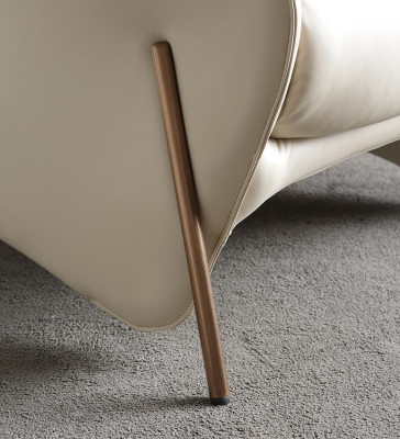 Luxe stoel bekleding cocktail relax lounge club stoelen meubels ontwerp fauteuil leer