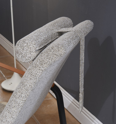 Club Polster Luxus Oor-ontspanningsstoel Ontwerpcouchbank Leren loungestoel