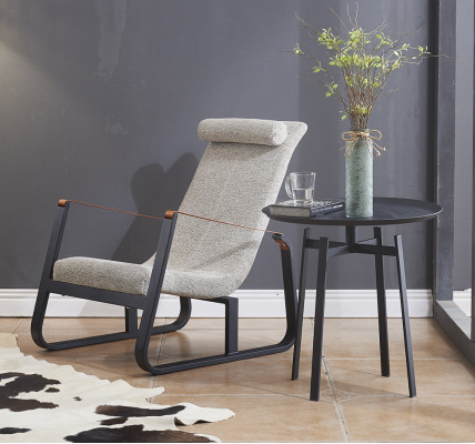 Club Polster Luxus Oor-ontspanningsstoel Ontwerpcouchbank Leren loungestoel