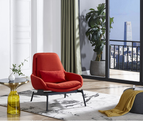 Luxe stoel bekleding cocktail relax lounge club stoelen meubels design fauteuil rood.