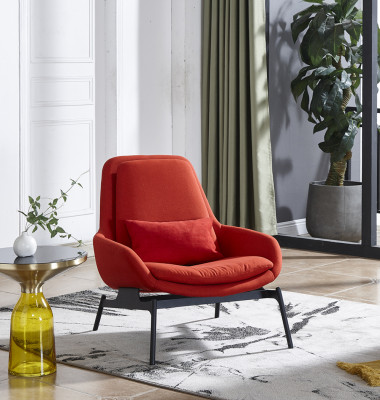 Luxe stoel bekleding cocktail relax lounge club stoelen meubels design fauteuil rood.