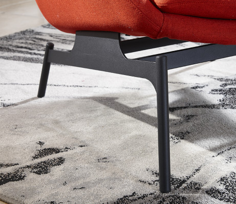 Luxe stoel bekleding cocktail relax lounge club stoelen meubels design fauteuil rood.