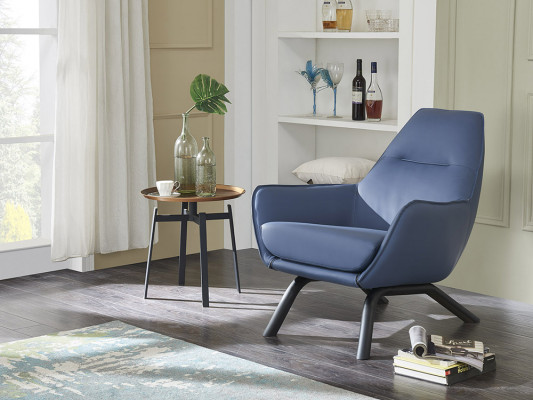 Ontwerp Bank Bank Zitter Stof Lounge Club Bekleding Luxe Oren Zit Relax Fauteuil