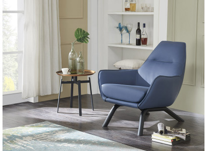 Ontwerp Bank Bank Zitter Stof Lounge Club Bekleding Luxe Oren Zit Relax Fauteuil