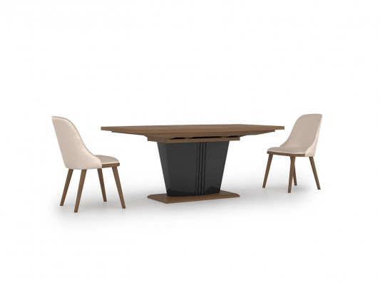 Eettafel Eetkamerset 8-delig Eetgroep Modern Dressoir Set nieuw 4 stoelen
